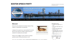 Desktop Screenshot of bostonspeechparty.org